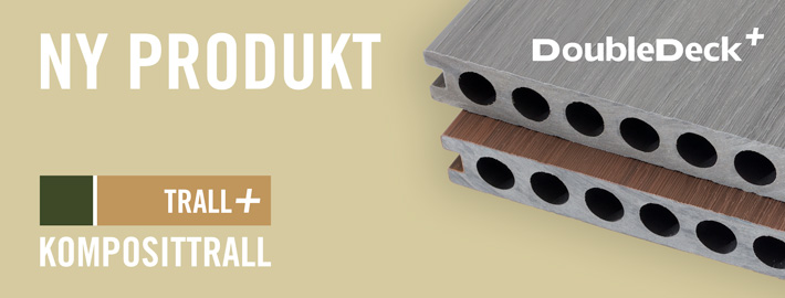 DoubleDeck+, vårt bästa komposittrall någonsin. Kärnsund Wood Link.