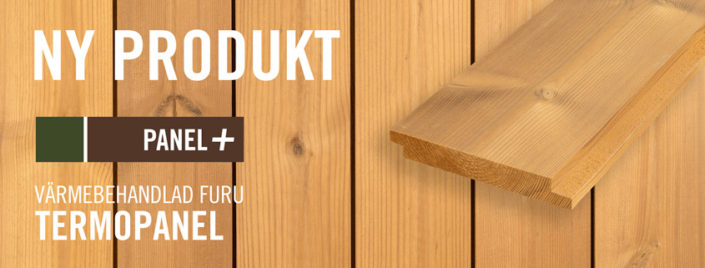Ny produkt - Termopanel värmebehhandlad Furu, Kärnsund Wood Link